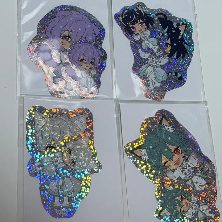 [BUNJANG] Ensemble Stars! Najtawn Collaboration Sticker Bundle Set (Esprit Kana Yume Raika) / 앙스타 난쟈타운 콜라보 스티커 에스프리 일괄 에스 칸나 유메 라이카
