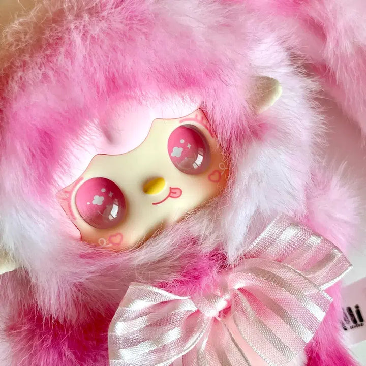 [BUNJANG] Yuki Hopping Bunny Pink Droopy Ears Rabbit Plush Keychain / 유키 호핑버니 핑크 쳐진귀 토끼 인형키링