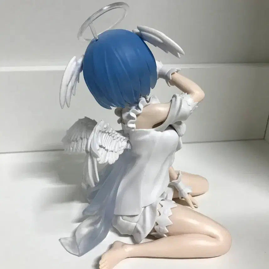 [BUNJANG] Re:Zero Angel Rem Figure by Bandai Banpresto / [리제로 천사 렘 피규어] 반다이 반프레스토 릴렉스 엔젤 람 아크릴 인형