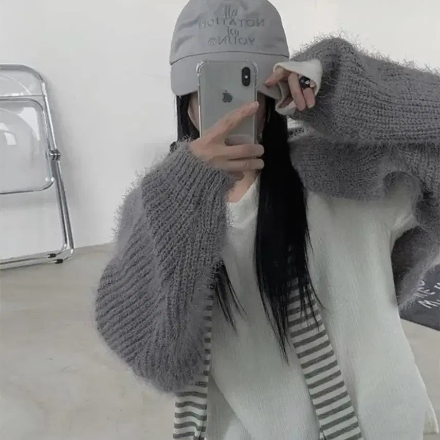 [BUNJANG] Any One More Kanga Bolero Gray / 애니원모어 칸가 볼레로 그레이