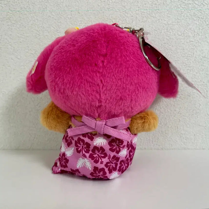 [BUNJANG] My Melody Pink Flower Dress Doll/Keyring / (마이멜로디) 핑크 플라워 원피스 인형/키링
