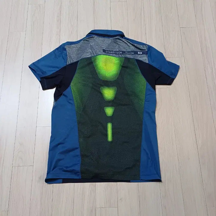 [BUNJANG] K2 Blue Short Sleeve Polo Shirt / K2 반팔 카라티 블루