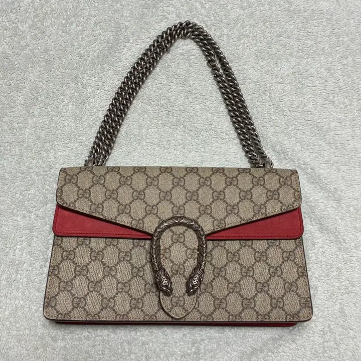 [BUNJANG] Gucci Dionysus Chain Bag Small Red / (정품)구찌 디오니소스 체인백 레드