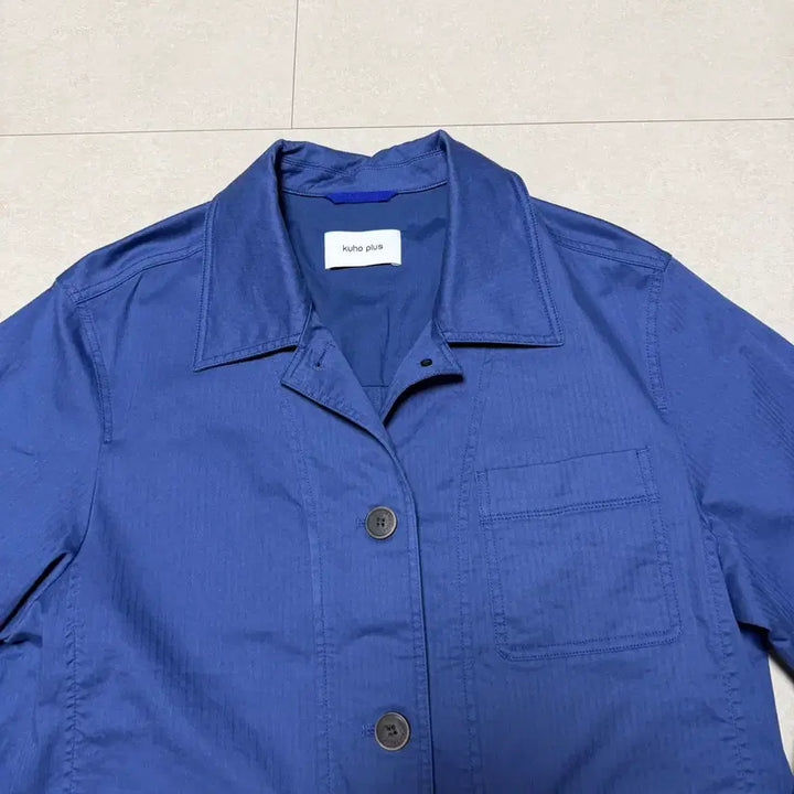[BUNJANG] KUHO Plus Washed Cotton Jacket Blue Free Size / [구호] 워싱 코튼 자켓