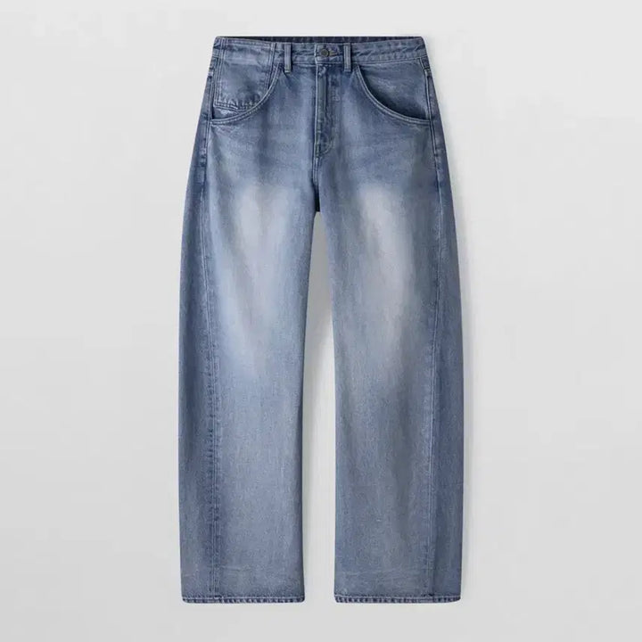 [BUNJANG] Facade Pattern Curved Tapered Faded Wash Jeans XS / 파사드패턴 커브드 테이퍼드 faded wash XS 새상품