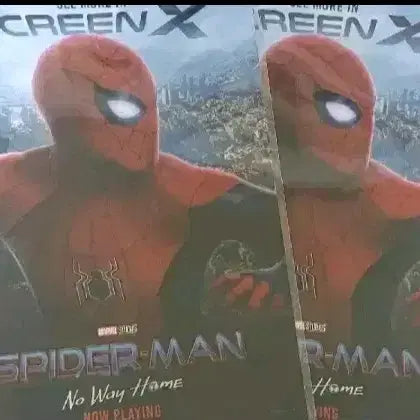 [BUNJANG] Spider-Man: No Way Home ScreenX Limited Edition Poster Set / 스파이더맨 노웨이홈 ScreenX 스크린엑스 포스터 한정판 2개 1세트