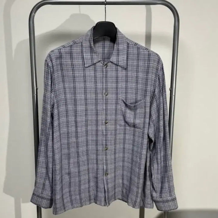 [BUNJANG] Uru Tokyo Rayon Check Shirt Size 2 / Uru tokyo 우루 도쿄 레이온 셔츠