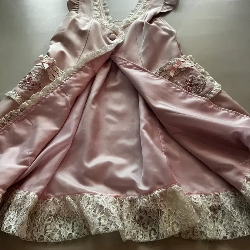 [BUNJANG] Liz Lisa Pink Lolita Dress / 리즈리사 핑크 로리타 원피스