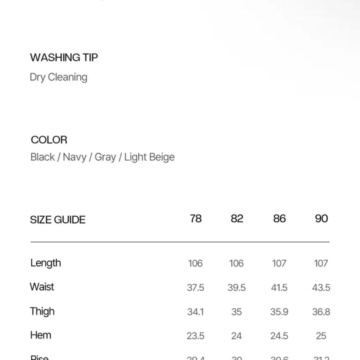 [BUNJANG] TNGT Kinoshita Seersucker Wide Fit Pants Black 78 / TNGT 키노시타 시어서커 와이드핏 팬츠 블랙 78