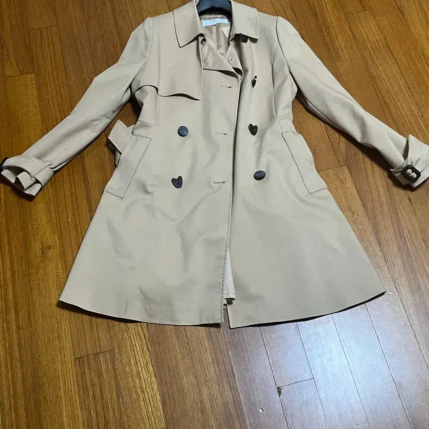 [BUNJANG] Olive des Olive Beige Trench Coat / 올리브데올리브 베이지색 트렌치코트