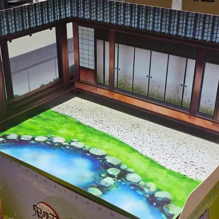 [BUNJANG] Demon Slayer Rainy Season Diorama Paper / 귀멸의 칼날 장마 배경 종이 디오라마