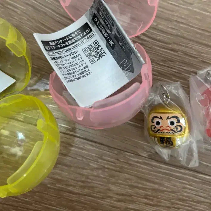 [BUNJANG] Bandai Daruma/Ninja Mezushi Gacha Keychain (Sealed) / 반다이 다루마/닌자 메지루시 가챠 (미개봉)