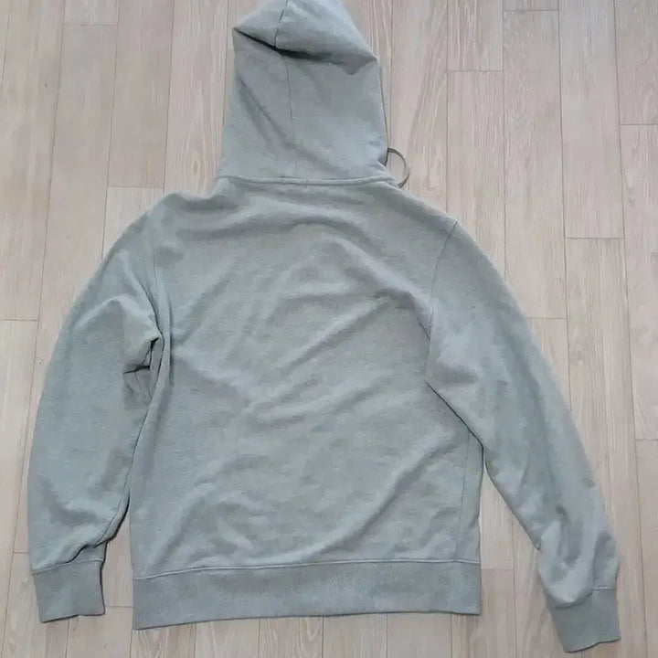 [BUNJANG] MUDIDI Grey Plain Zip-Up Hoodie Double Zipper L / 무탠다드 그레이 무지집업후드 양방향 지퍼 L