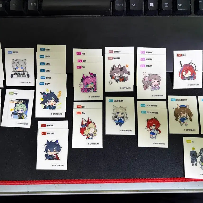 [BUNJANG] Endfield GS25 Collaboration Sticker / 엔드필드 GS25 콜라보 띠부씰 교환 받습니다. (5차 수정)