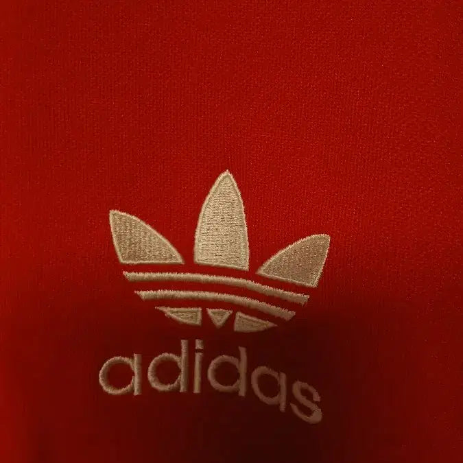 [BUNJANG] Adidas Three-Stripes Red Track Jacket Size 90 Unisex / 아디다스 삼선 빨간색 져지 90사이즈 공용