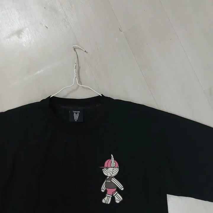 [BUNJANG] Life Work Figure T-Shirt Black / 라이프워크 피규어 반팔티 블랙 정품 실측 55반~날씬66