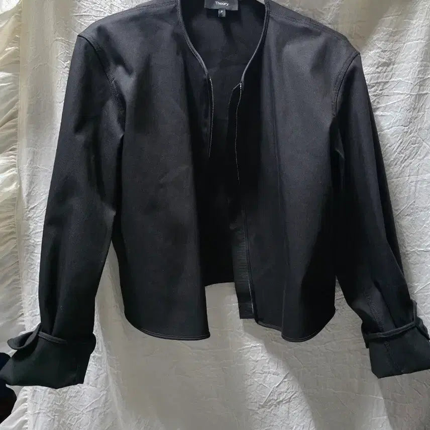 [BUNJANG] Theory Black Zipper Jacket / Theory 씨어리 블랙 지퍼 자켓