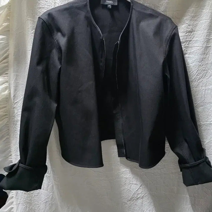 [BUNJANG] Theory Black Zipper Jacket / Theory 씨어리 블랙 지퍼 자켓