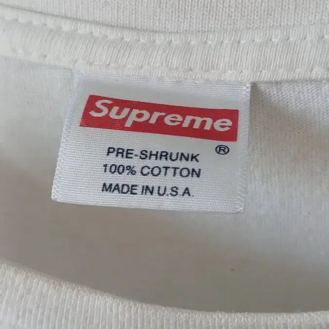 [BUNJANG] Supreme Three 6 Mafia T-Shirt White / 슈프림 Three 6 Mafia 티셔츠 화이트 사용감있음