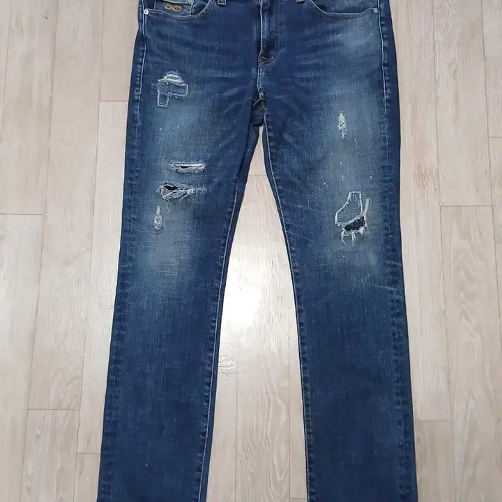 [BUNJANG] Plac Berlin Vintage Mid-Blue Slim Fit Jeans / 플랙 Plac 베를린 빈티지 중청 34 럭셔리 슬림핏