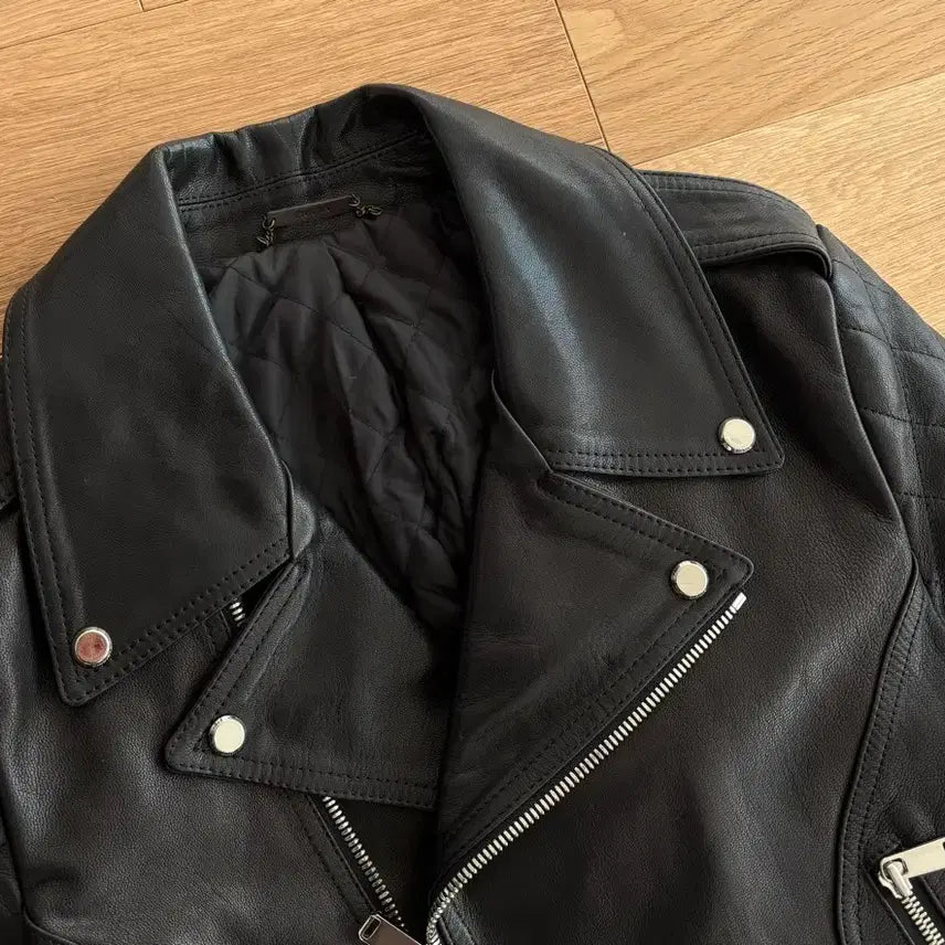 [BUNJANG] ZIOZIA M All-Leather Rider Jacket / 지오지아 산양가죽 라이더 자켓 100