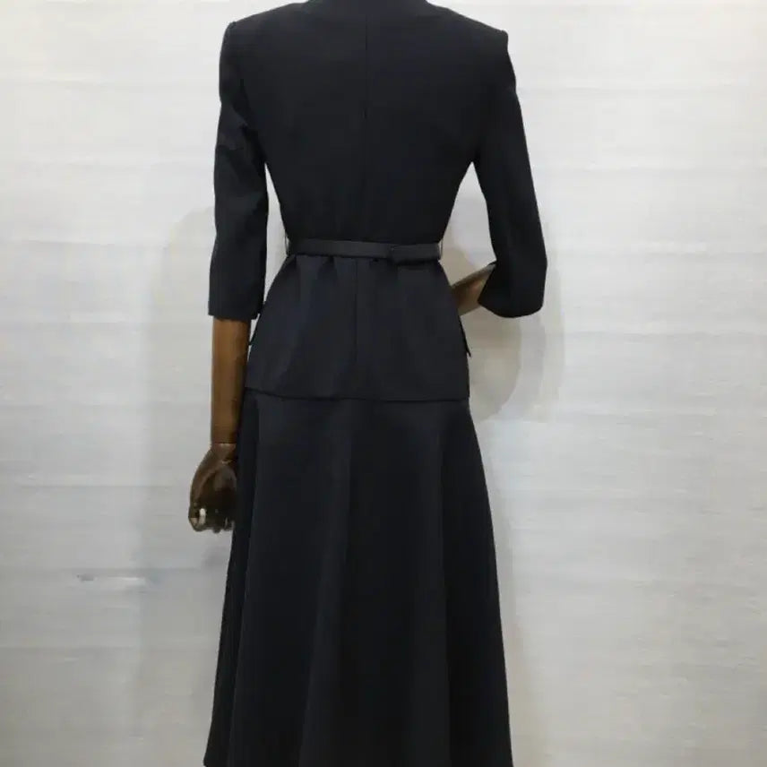 [BUNJANG] MICHAA Dark Navy Flare Dress Size 44 / 미샤 다크 네이비 플레어원피스 44사이즈