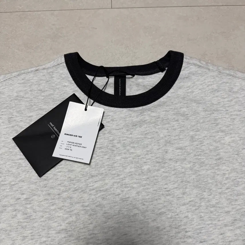 [BUNJANG] Moif SS26 Ringer T-Shirt Size 1 / [모이프] SS26 링거티 1사이즈