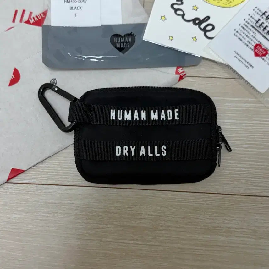 [BUNJANG] Human Made Card Holder Black / 휴먼메이드 카드지갑 블랙