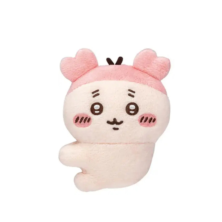 [BUNJANG] Chiikawa "Monjakwi" Plush Clip Mascot Gacha Series 2 Kani / 먼작귀 치이카와 봉제인형 클립 가챠 2탄 카니