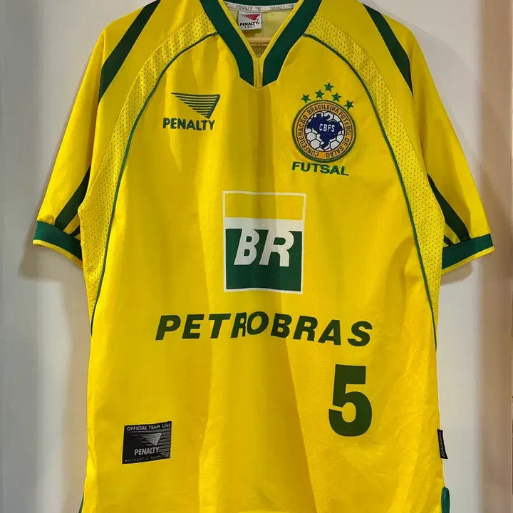 [BUNJANG] Brazil National Futsal Team PENALTY Jersey (No. 5) / 브라질 풋살 국가대표 PENALTY 져지 (No.5)