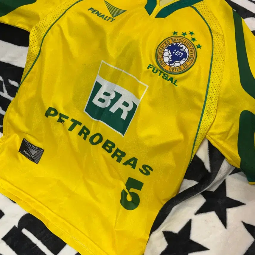 [BUNJANG] Brazil National Futsal Team PENALTY Jersey (No. 5) / 브라질 풋살 국가대표 PENALTY 져지 (No.5)