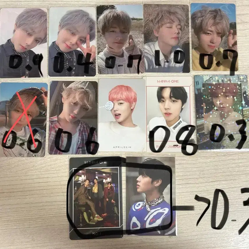 [BUNJANG] Park Ji Hoon Photocard / 박지훈 포카 팝니다*급처로 전체가격 다 내립니다*