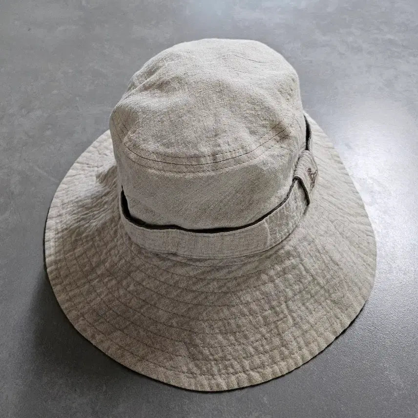 [BUNJANG] Vivienne Westwood 100% Linen Bucket Hat Beige / 비비안웨스트우드 린넨100 버킷햇 베이지