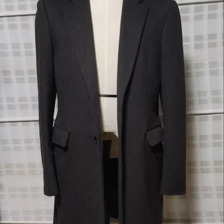 [BUNJANG] Time Homme 100% Cashmere Slim Single Coat / (캐시미어 100%) 타임옴므 싱글 코트 100 (슬림)