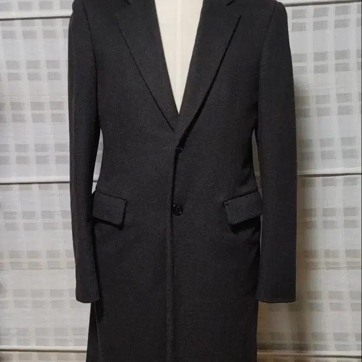 [BUNJANG] Time Homme 100% Cashmere Slim Single Coat / (캐시미어 100%) 타임옴므 싱글 코트 100 (슬림)