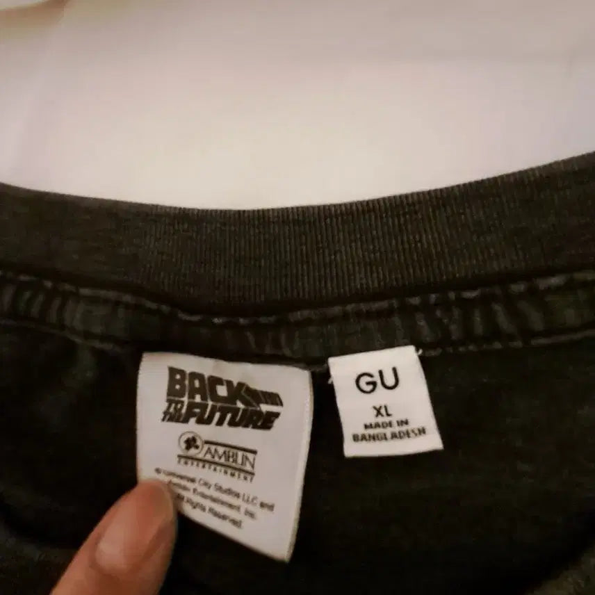 [BUNJANG] GU Back to the Future T-Shirt / GU 백투더퓨처 반팔티
