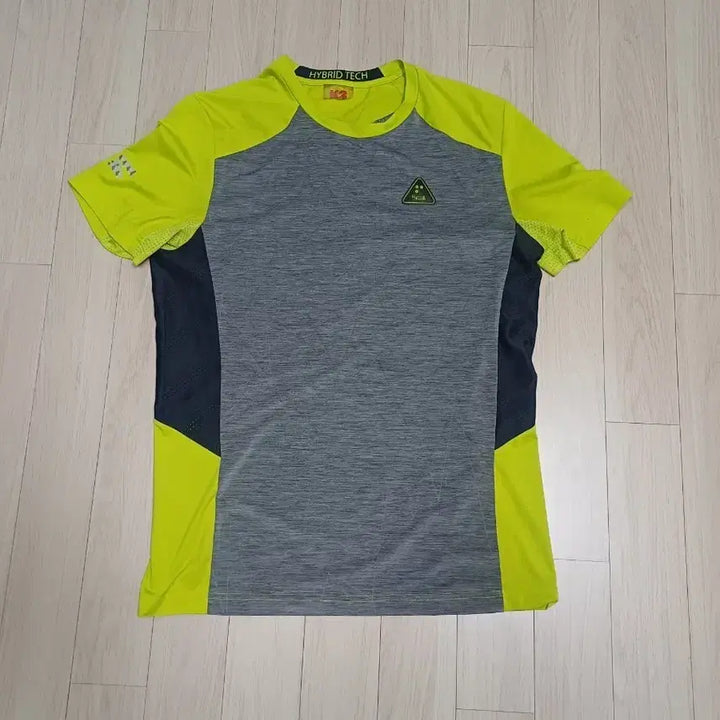 [BUNJANG] K2 Colorblock T-Shirt / K2  반팔 티셔츠 형광/회색