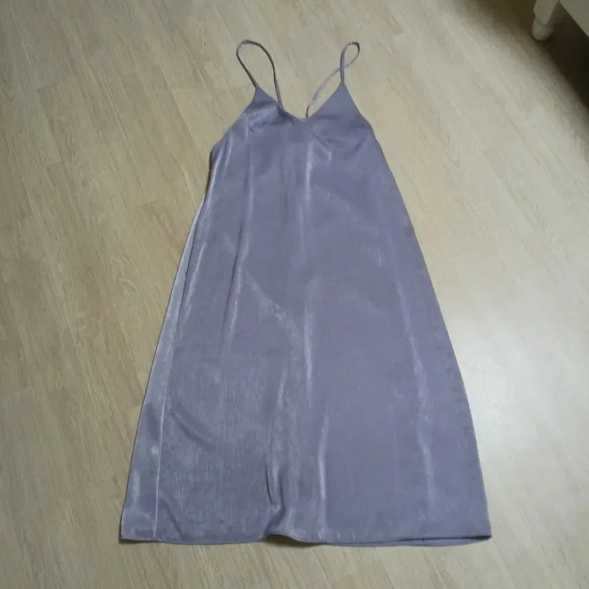 [BUNJANG] Gucci Purple Satin Bustier Long Dress / gu연보라  새틴 뷔스티에 롱원피스