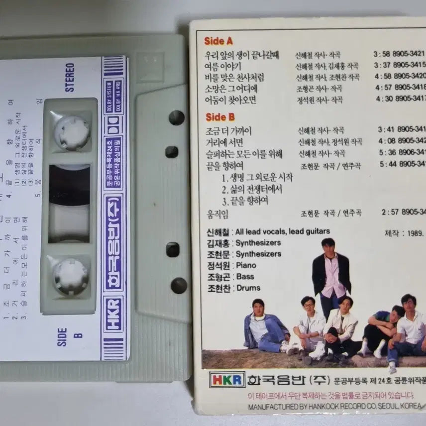 [BUNJANG] Mugunghakdo 1st Album (Unsealed Cassette Tape) / 무한궤도 1집 (개봉 카세트테이프)