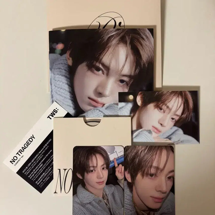 [BUNJANG] TWS NO TRAGEDY COMPACT Version Hanjin Blush Set / 투어스 컴팩트 한진 버전 풀세트 포카 NO TRAGEDY