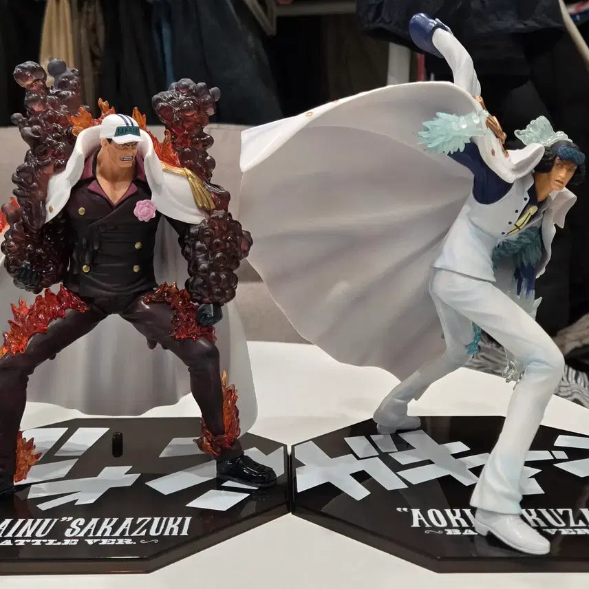 [BUNJANG] One Piece Art Spirits Akainu &amp; Aokiji Battle Version Figures Bundle Set / 원피스 아츠제로 아카이누 아오키지 배틀버전 피규어 일괄