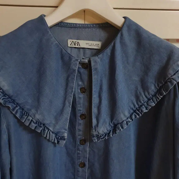 [BUNJANG] Zara Denim Blouse / 자라 데님,블라우스/55-날씬66