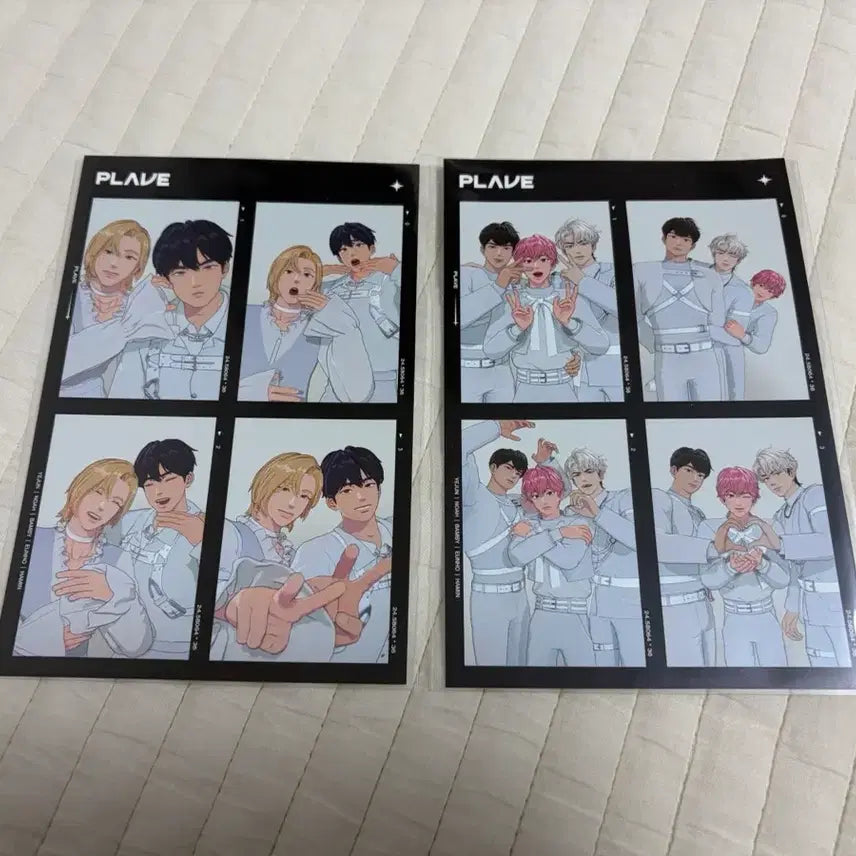 [BUNJANG] PLAVE 1st Gen Official Kit 4-Cut Photo Set / 플레이브 1기 키트 네컷 사진