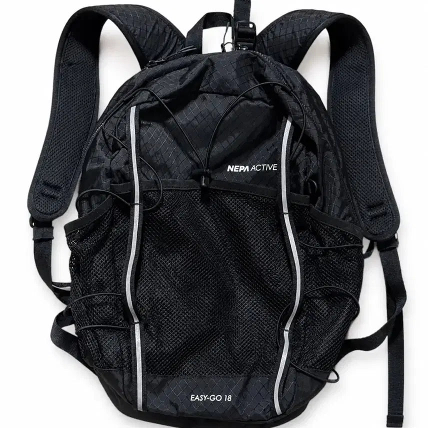 [BUNJANG] NEPA EASY-GO 18 Lightweight Backpack Black 18L / 네파 경량 EASY-GO 18 블랙 백팩  18L