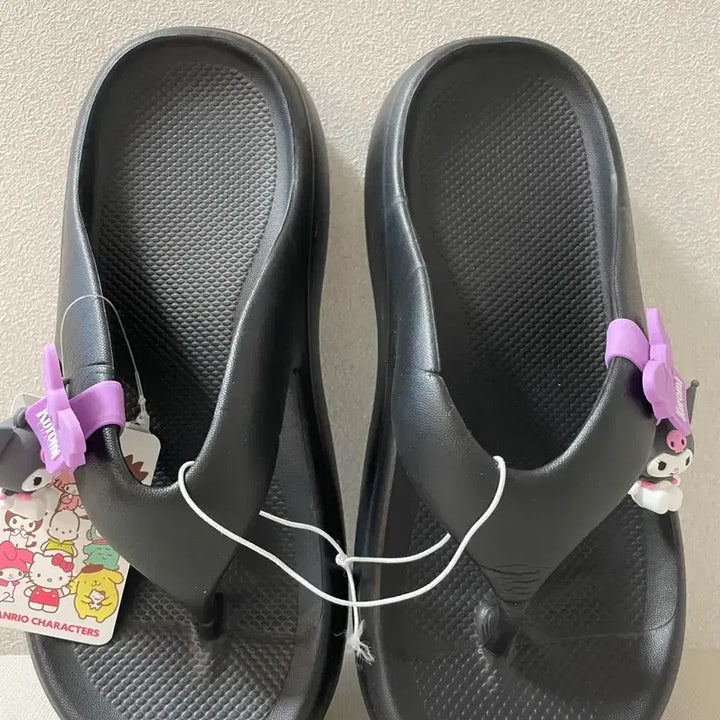 [BUNJANG] Sanrio Kuromi Flip-Flops (240mm) / 새상품) 산리오 쿠로미 쪼리 슬리퍼 240mm
