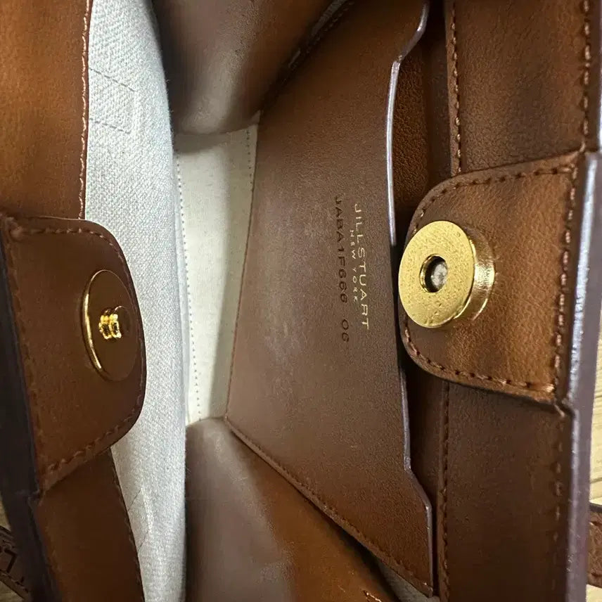 [BUNJANG] Jill Stuart Canvas Tote Bag Brown / 질스튜어트 캔버스 토트백 브라운