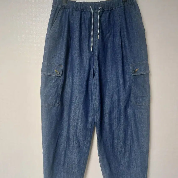 [BUNJANG] Thursday Island Cargo Pants with Elastic Waistband / 써스데이아일랜드 카고 허리밴딩 바지