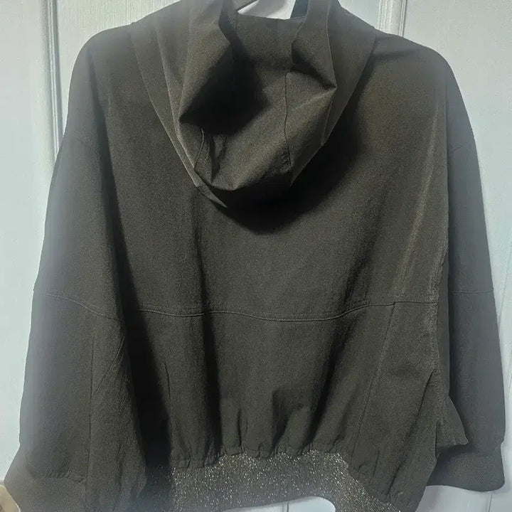 [BUNJANG] Lee Sang Bong Black Hooded Zip-Up Short Jacket / 이상봉 블랙 후드 집업 숏 자켓