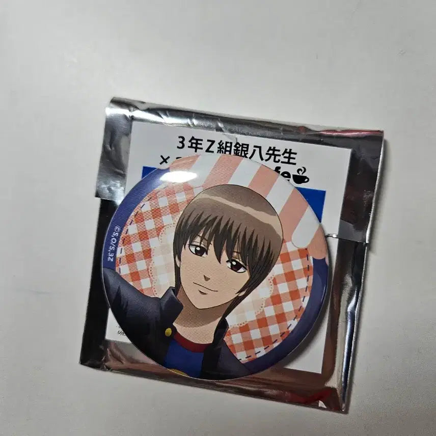 [BUNJANG] Gintama Sorachi Gintoki Pop-Up Can Badge / 애니메이트 긴파치 팝어 소고 캔뱃지