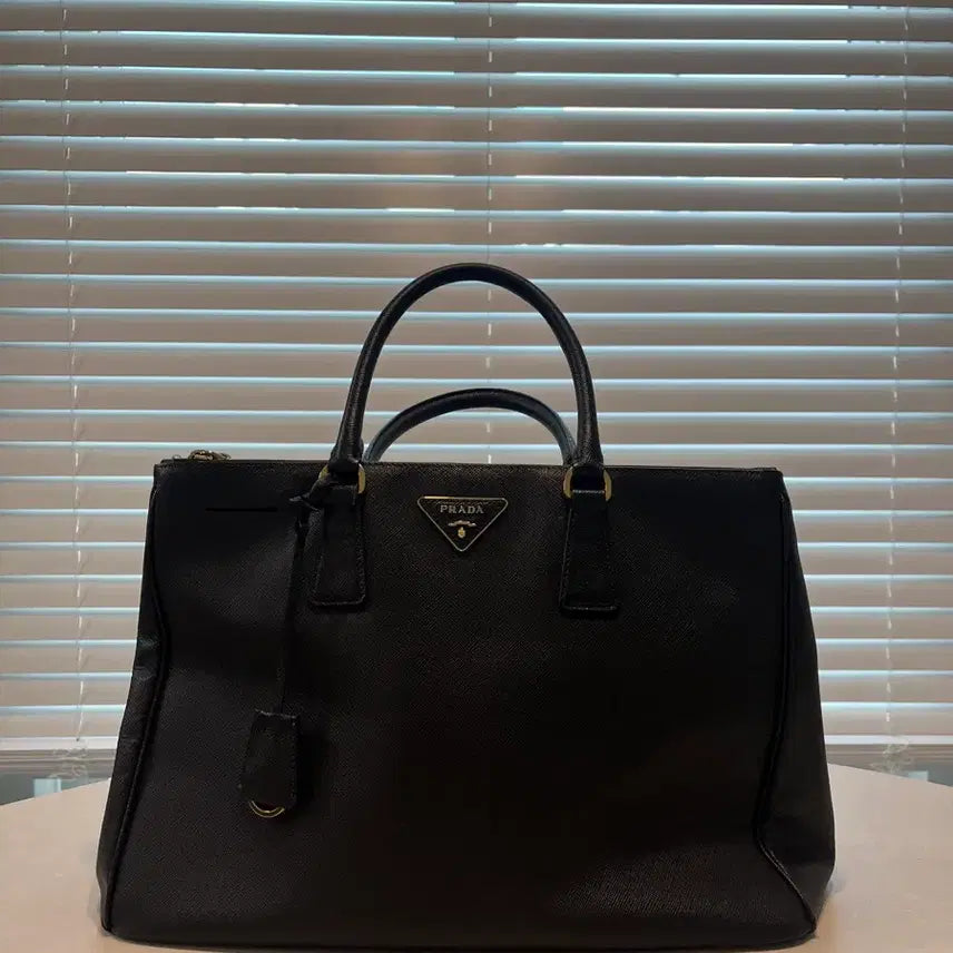 [BUNJANG] Prada Saffiano Lux Galleria Tote Bag Black / 프라다 사피아노 블랙 토트백